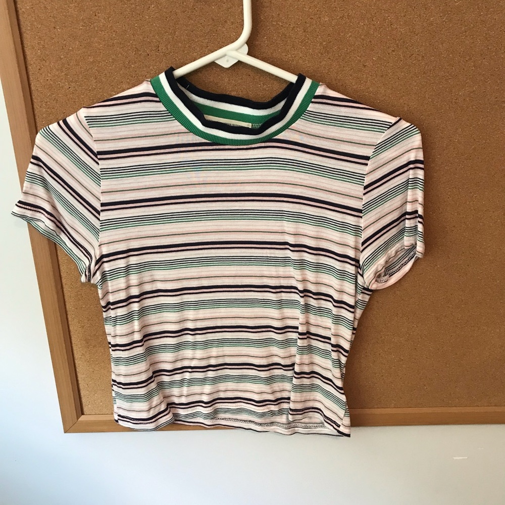 Urban Outfitters stripped crop top